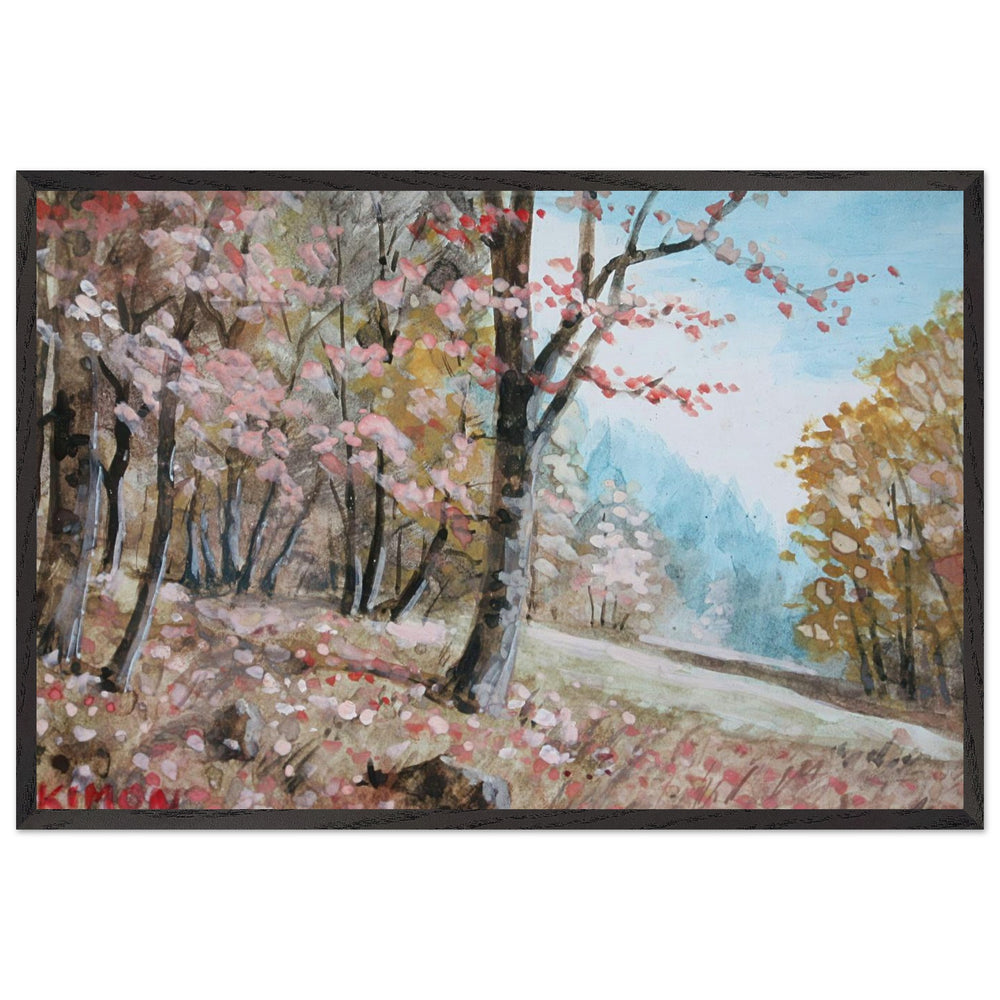 Springtime by Kimon Loghi, framed poster