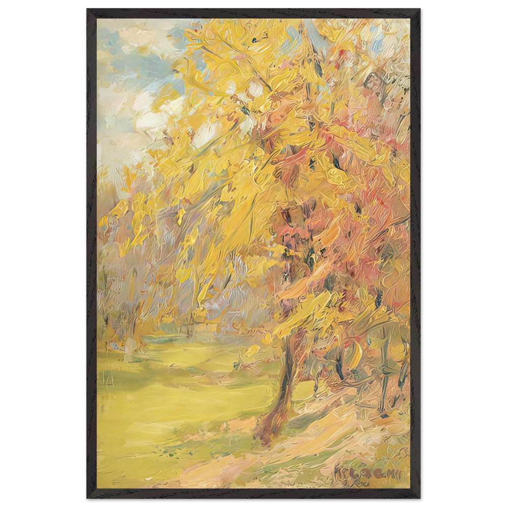 Springtime by Kimon Loghi, framed poster