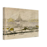 St Isaacs Cathedral on a Foggy Day by Anna Ostroumova-Lebedeva, canvas, view 2