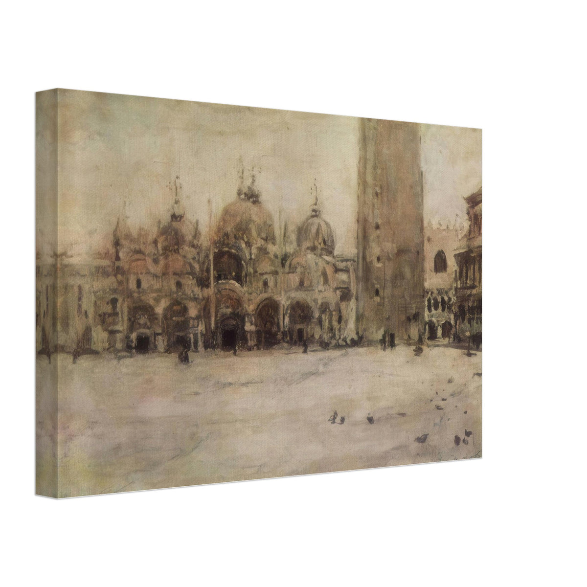 St. Mark Plaza in Venice by Valentin Serov, canvas, view 2