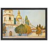St. Michaels Cathedral in Kyiv by Vasyl Hryhorovych Krychevsky, framed poster, view 2