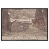 Stage Design for The Lake of Julius Bittner by Koloman Moser, framed poster