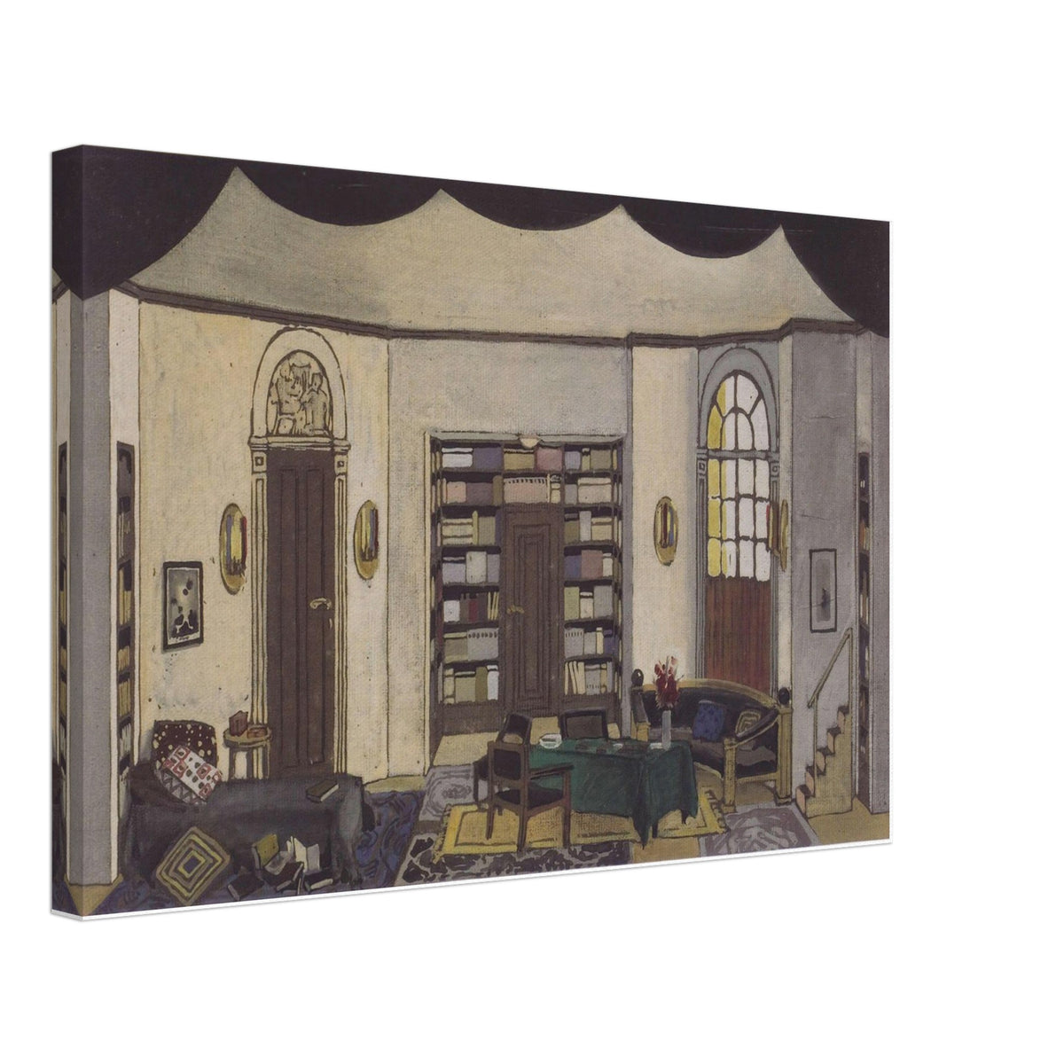 Stage Design for The Phantom of Hermann Bahr by Koloman Moser, canvas