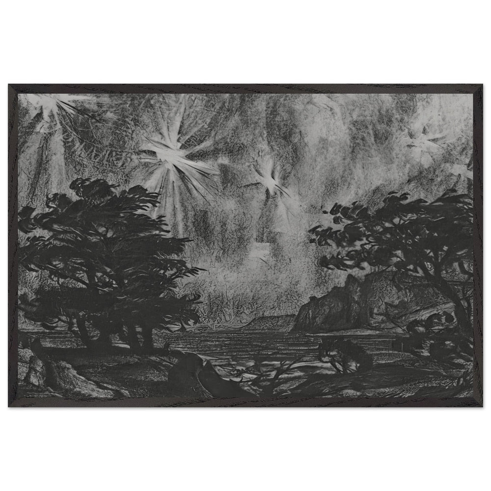 Star Light by Konstantin Bogaevsky, framed poster