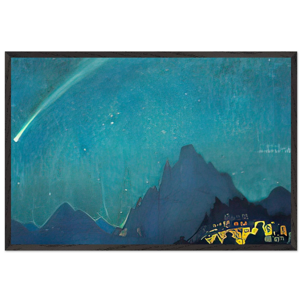 Star of the Hero by Nicholas Roerich, framed poster