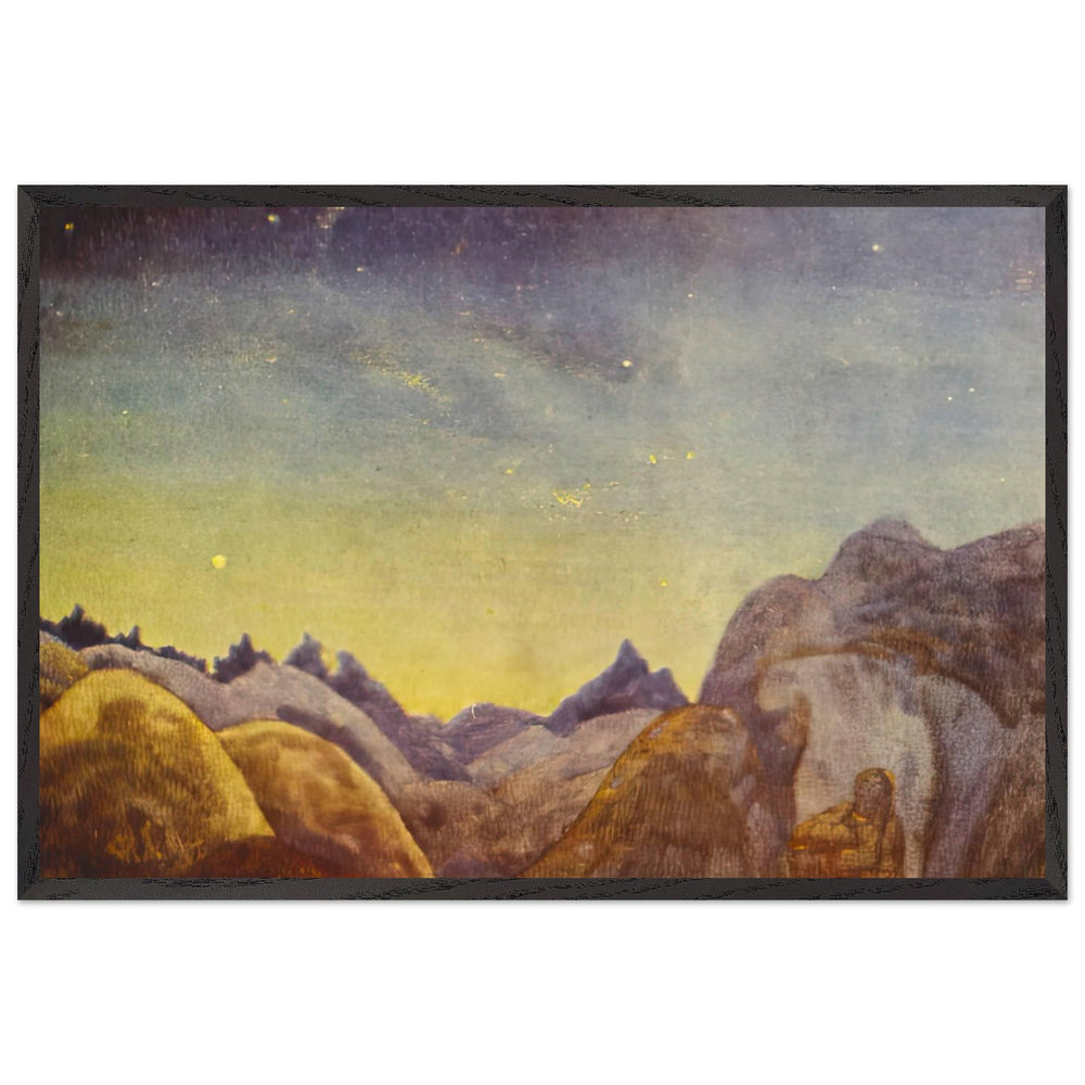 Starry Sky by Nicholas Roerich, framed poster