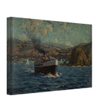 Steamer Leaving Avalon, Catalina Island by Granville Redmond, canvas, view 2