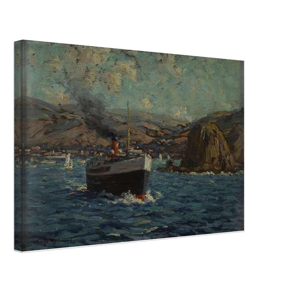 Steamer Leaving Avalon, Catalina Island by Granville Redmond, canvas