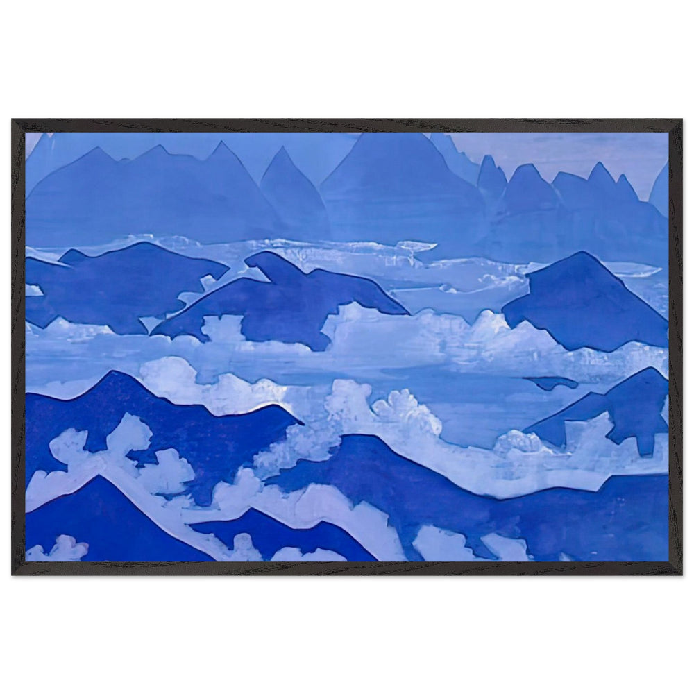 Steps of the Himalayas by Nicholas Roerich, framed poster