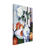 Still Life. Apples and a White Rose in an Oriental Vase by Samuel Peploe, canvas, view 2