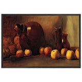 Still Life Jug with Fruit by Guy Rose, framed poster