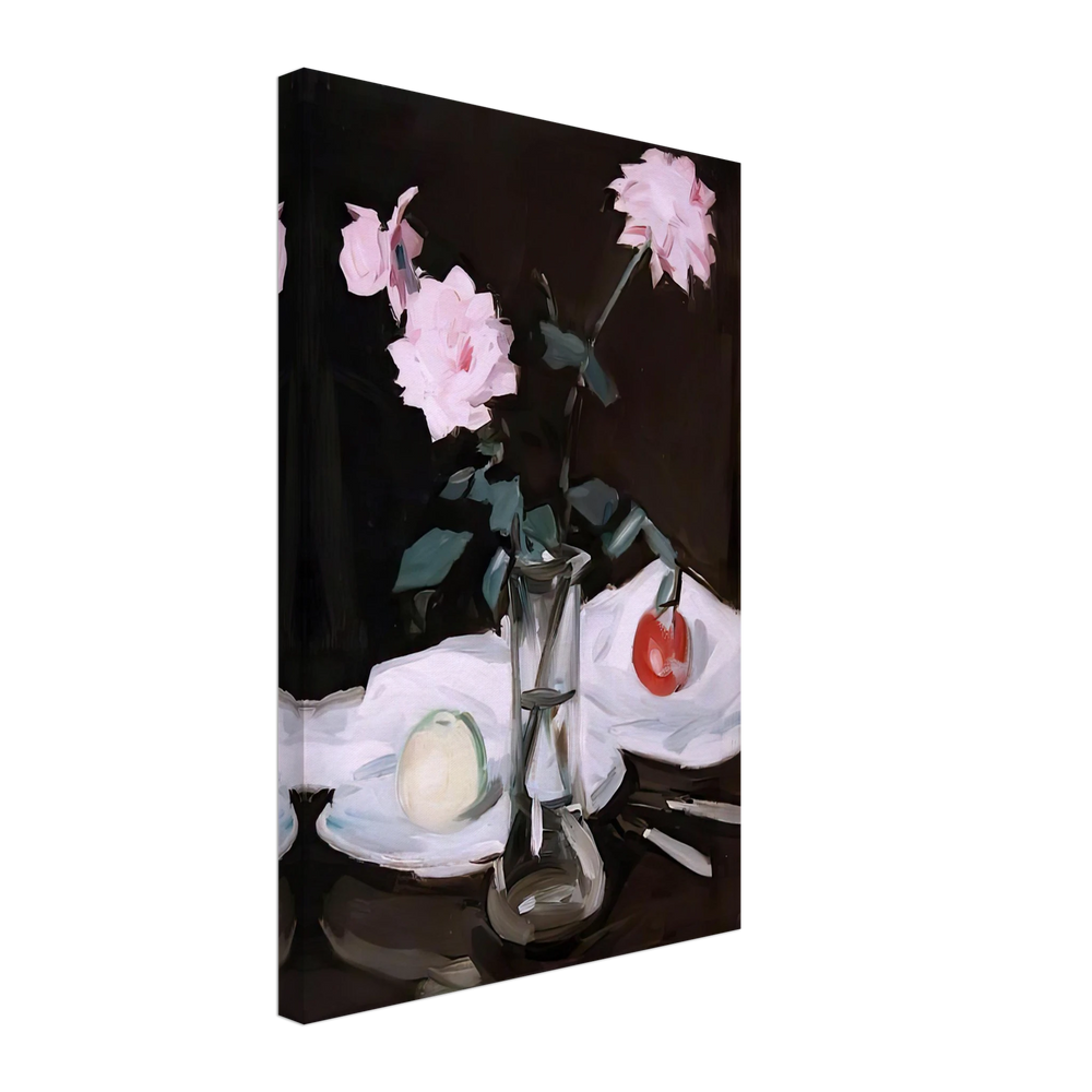 Still Life, Pink Roses by Samuel Peploe, canvas