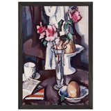 Still Life, Red Roses by Samuel Peploe, framed poster, view 2