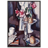 Still Life, Red Roses by Samuel Peploe, framed poster, view 3