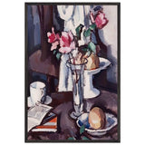 Still Life, Red Roses by Samuel Peploe, framed poster