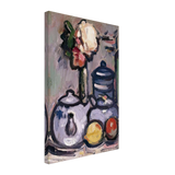 Still Life: Teapot with Flowers and Fruit by John Duncan Fergusson, canvas