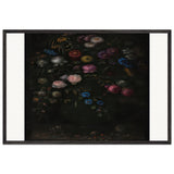 Still Life with Bouquet by Charles Alfred Meurer, framed poster