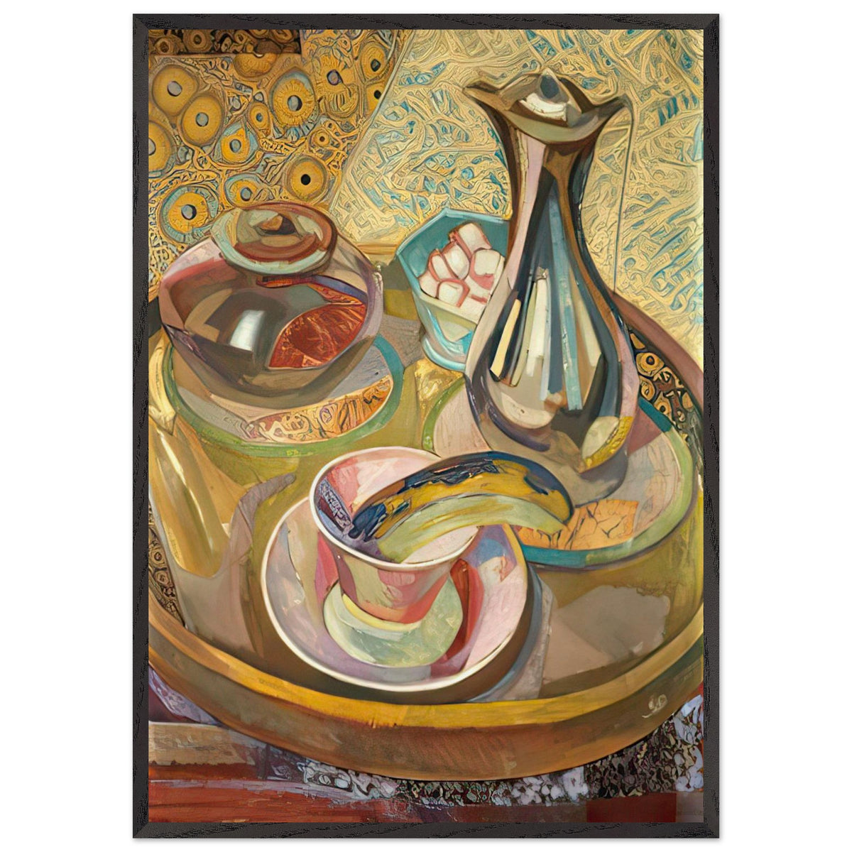 Still Life with Coffee Pot by Roger Fry, framed poster, view 3