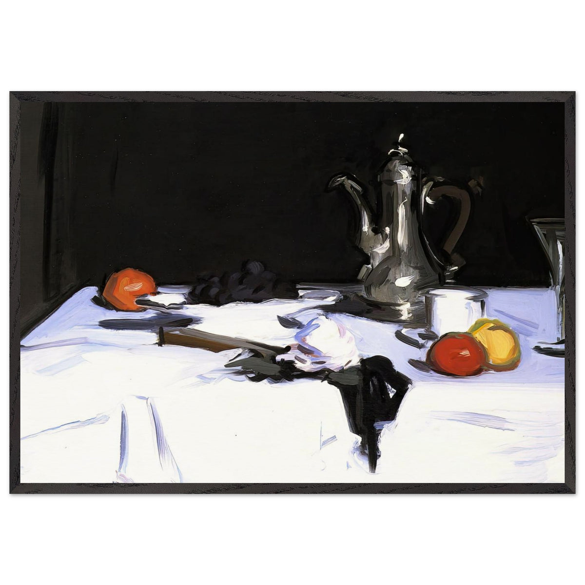 Still Life with Coffee Pot by Samuel Peploe, framed poster, view 3