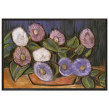 Still Life with Flowers by Istvan Nagy, framed poster