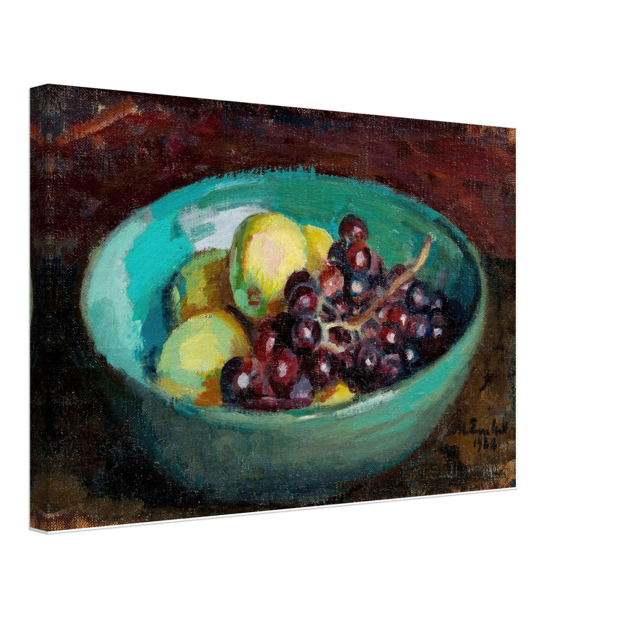 Still Life with Fruit by Magnus Enckell, canvas