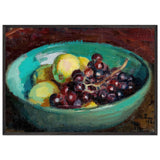 Still Life with Fruit by Magnus Enckell, framed poster, view 3