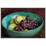 Still Life with Fruit by Magnus Enckell, framed poster