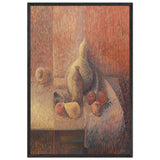 Still Life with Gourd by Stefan Popescu, framed poster