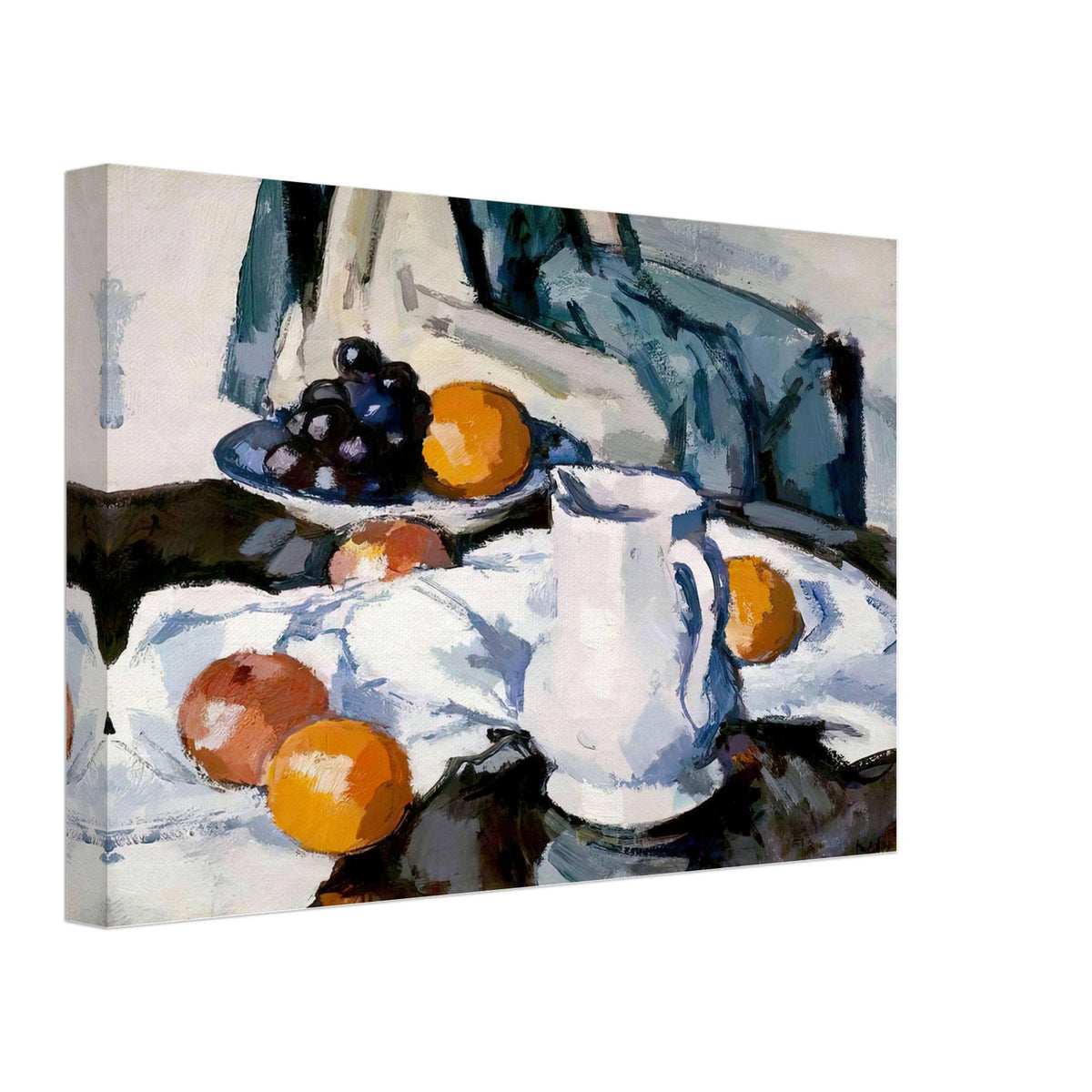 Still Life with Jug and Grapes by Samuel Peploe, canvas, view 2