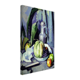 Still Life with Jug, Melon, Grapes and Apples by Samuel Peploe, canvas