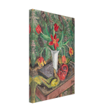 Still Life with Lilies, Fan and Red Mask by Theodor Pallady, canvas, view 2