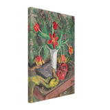 Still Life with Lilies, Fan and Red Mask by Theodor Pallady, canvas