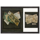 Still Life with Pair of Fives; Still Life with Winchester Ten by Charles Alfred Meurer, framed poster, view 2