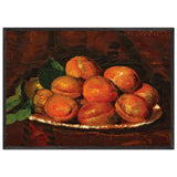 Still Life with Peaches by Octav Bancila, framed poster, view 3