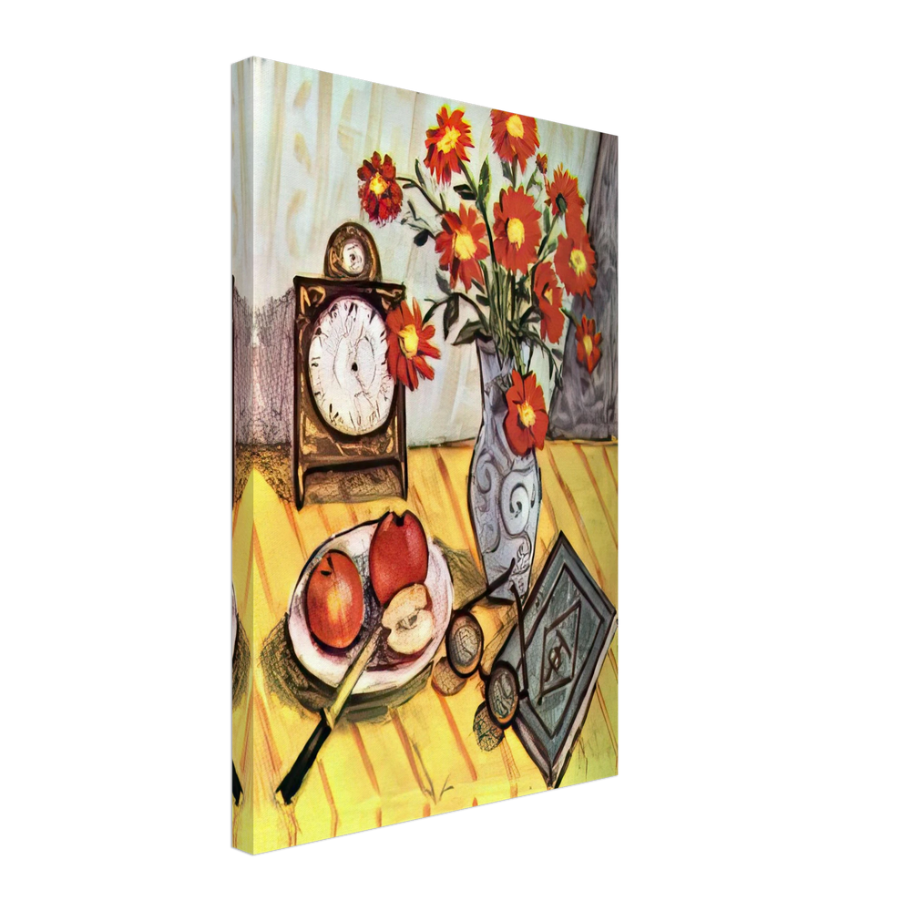 Still Life with Red Flowers by Theodor Pallady, canvas