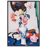 Still Life with Roses and Mirror by Samuel Peploe, framed poster, view 3