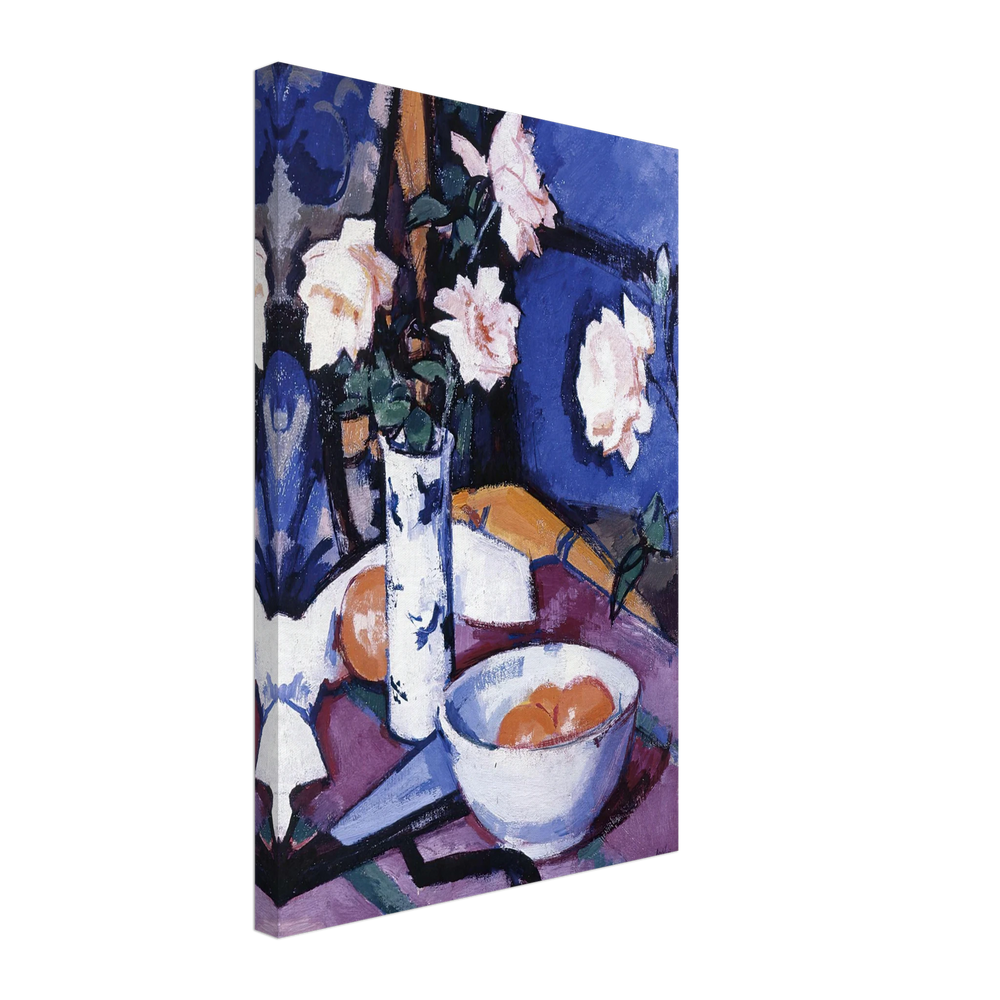 Still Life with Roses by Samuel Peploe, canvas