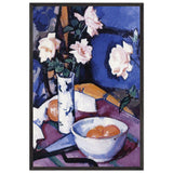 Still Life with Roses by Samuel Peploe, framed poster