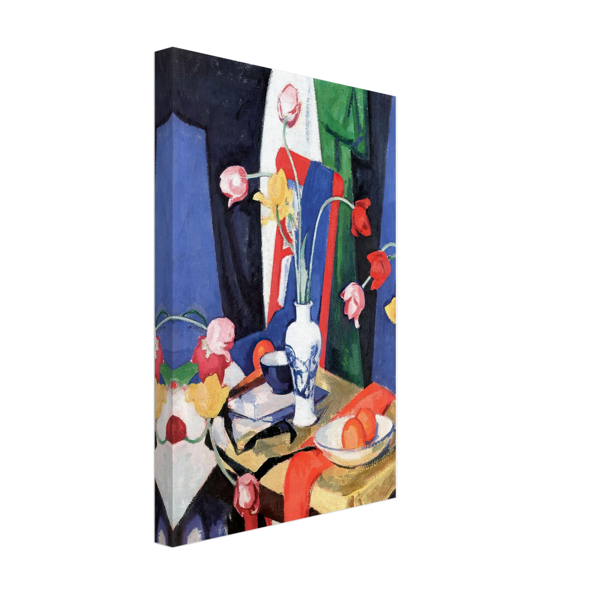 Still Life with Tulips by Samuel Peploe, canvas, view 2