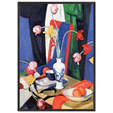 Still Life with Tulips by Samuel Peploe, framed poster, view 3