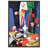 Still Life with Tulips by Samuel Peploe, framed poster