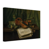 Still Life with Violin by Charles Alfred Meurer, canvas, view 2