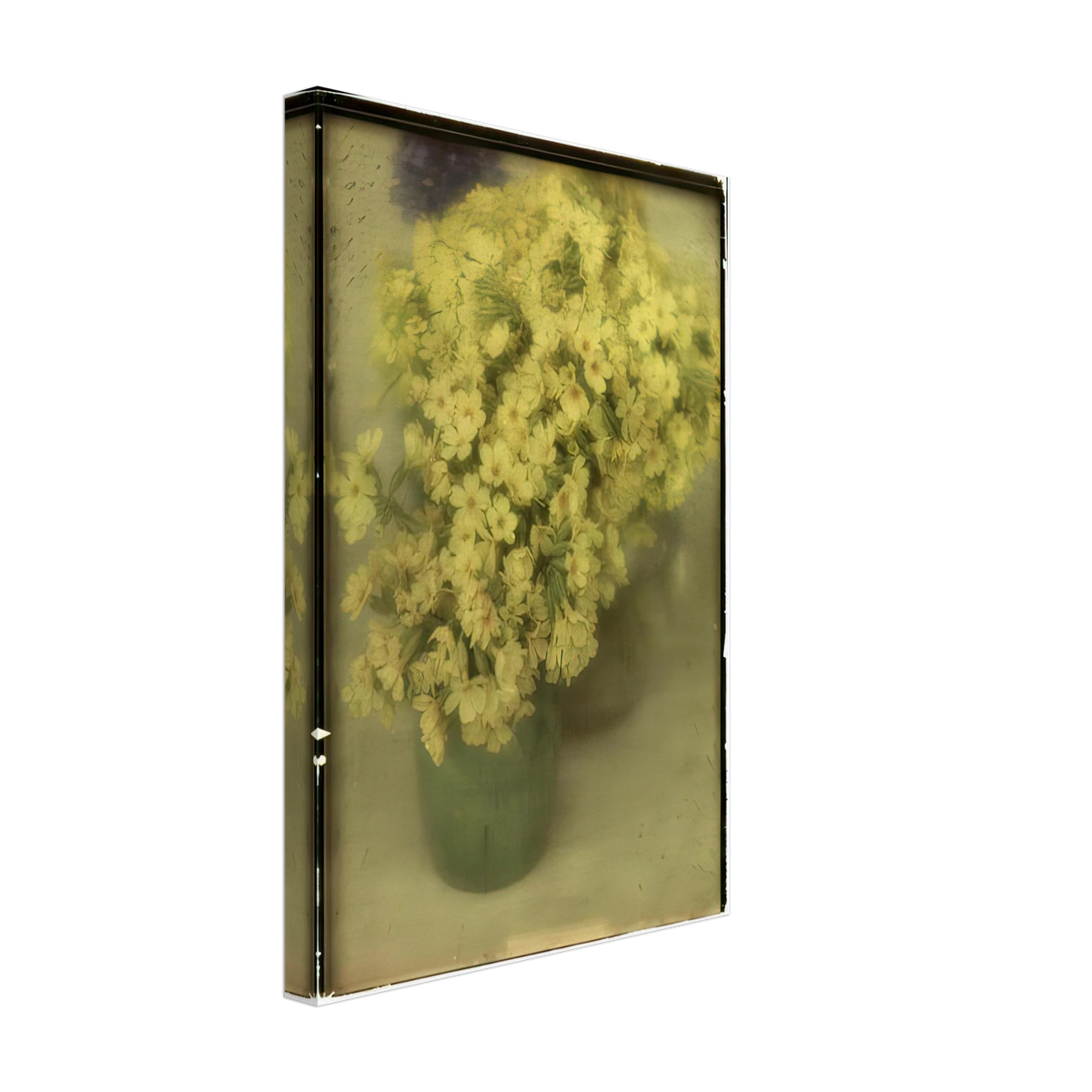 Stilleben mit Blumen by Heinrich Kuhn, canvas, view 2