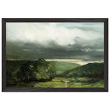 Storm Weather, Wyoming Valley by Robert Henri, framed poster, view 2
