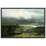 Storm Weather, Wyoming Valley by Robert Henri, framed poster