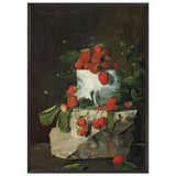 Strawberries by Octav Bancila, framed poster, view 3