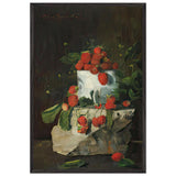 Strawberries by Octav Bancila, framed poster
