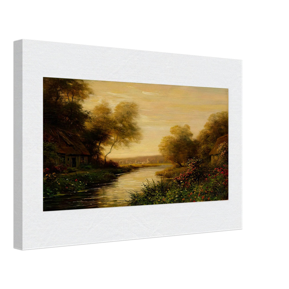 Stream in Fading Light by Louis Aston Knight, canvas