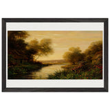 Stream in Fading Light by Louis Aston Knight, framed poster, view 2