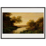 Stream in Fading Light by Louis Aston Knight, framed poster, view 3